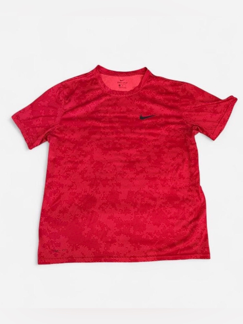 Nike Red Dri-FIT Short-Sleeve Athletic Tee